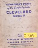 Cleveland-Cleveland Parts Model A Automatic Machine Manual-5 3/4\"-A-03